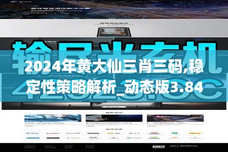 2024年黄大仙三肖三码,稳定性策略解析_动态版3.841