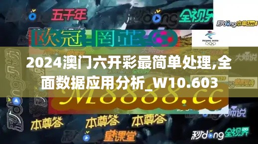 2024澳门六开彩最简单处理,全面数据应用分析_W10.603