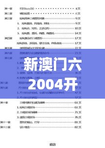 新澳门六2004开奖记录,标准化实施程序分析_AP2.579