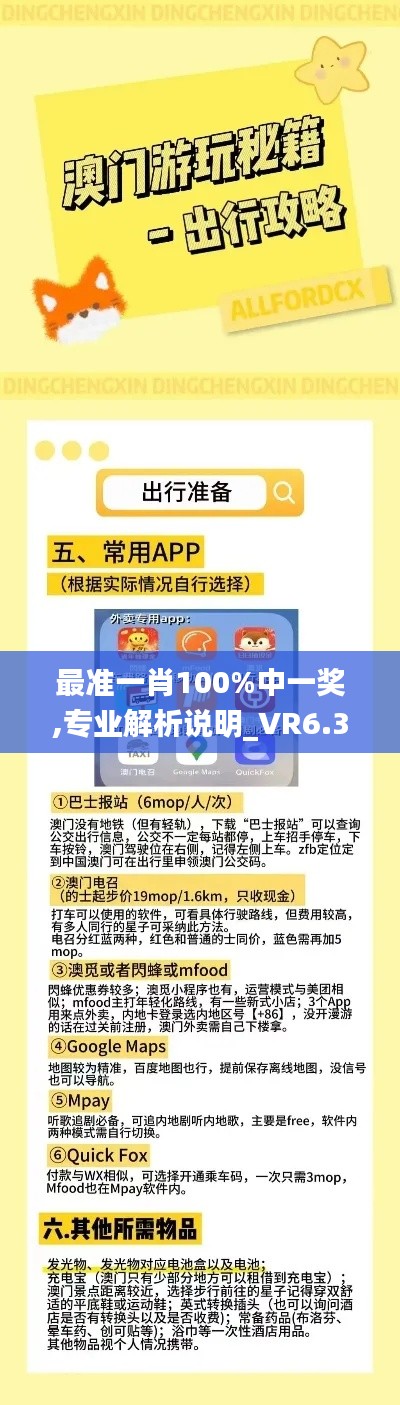 最准一肖100%中一奖,专业解析说明_VR6.308