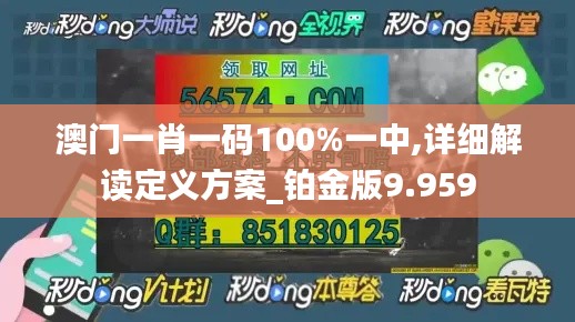 澳门一肖一码100%一中,详细解读定义方案_铂金版9.959